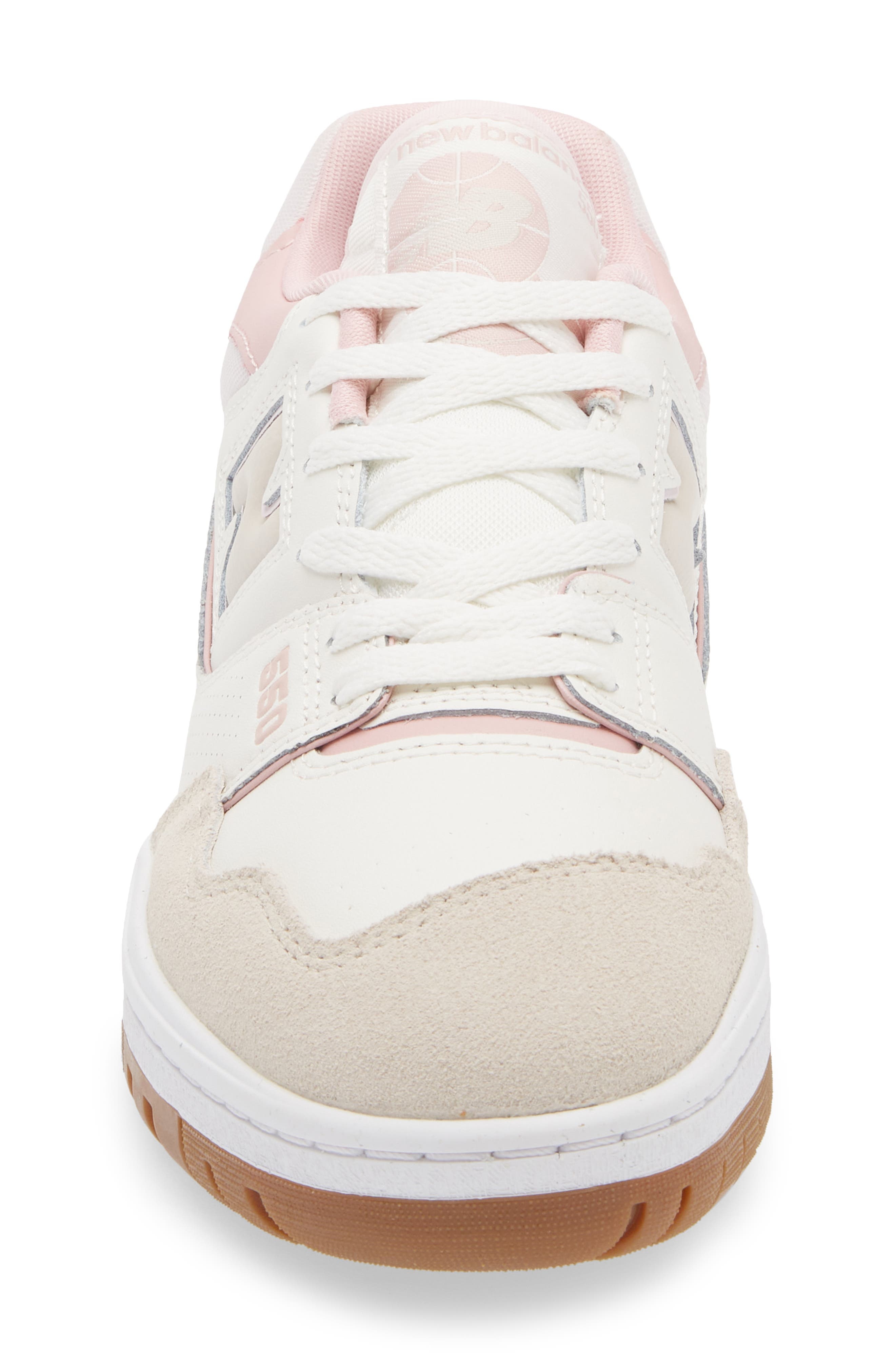New Balance 550 Basketball Sneaker in Sea Salt/Pink Granite at Nordstrom - 4
