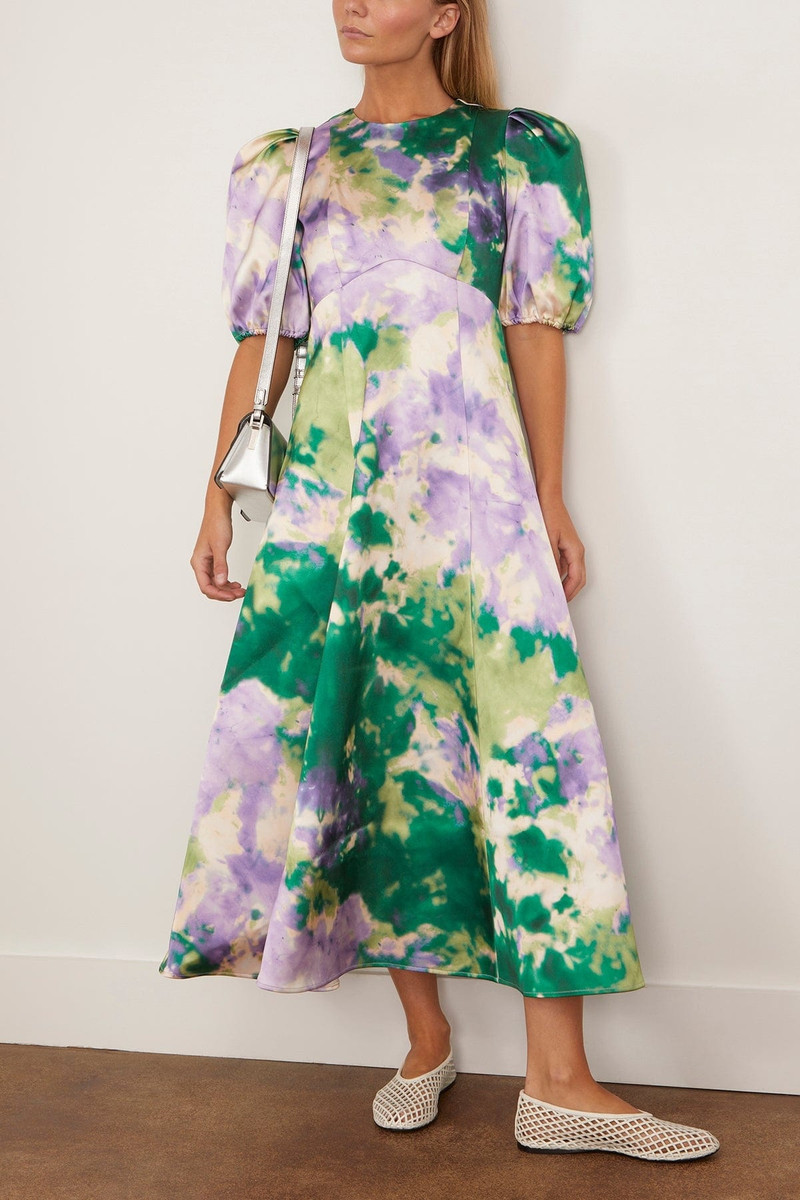 ALÉMAIS Alessandra Midi Dress in Multi outlook