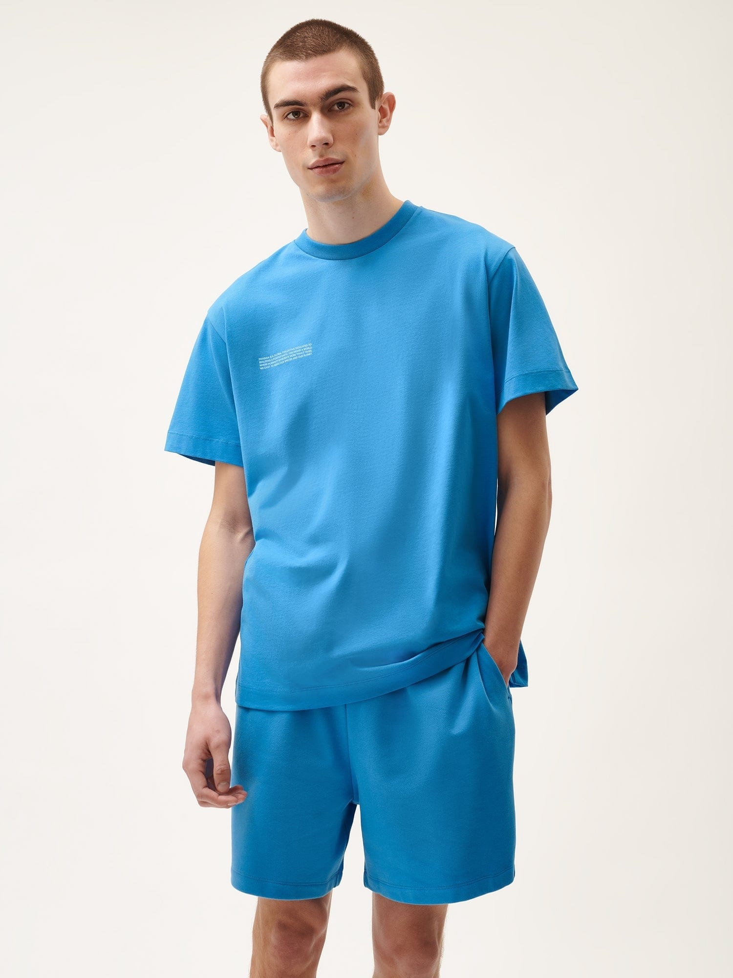 Mens 365 Midweight T-shirt - Geyser Blue - 2
