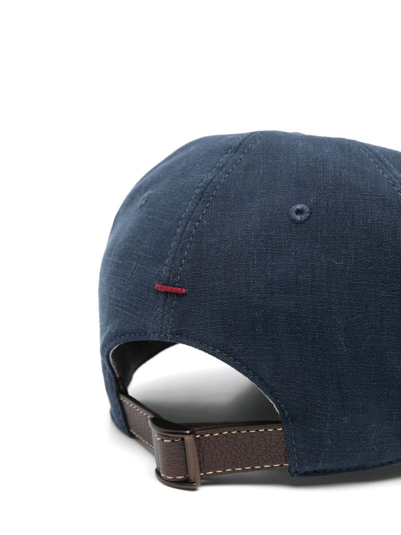 Brunello Cucinelli logo-embroidered cap outlook