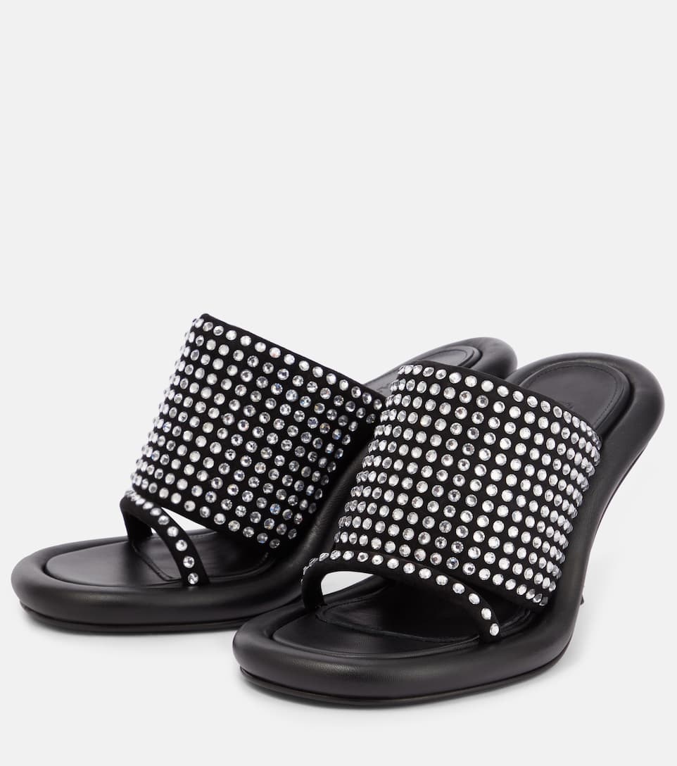 Bumper-Tube embellished mules - 5