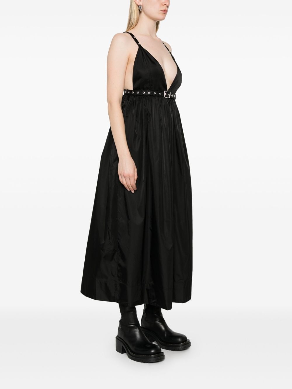 Duchesse Strap midi dress - 3