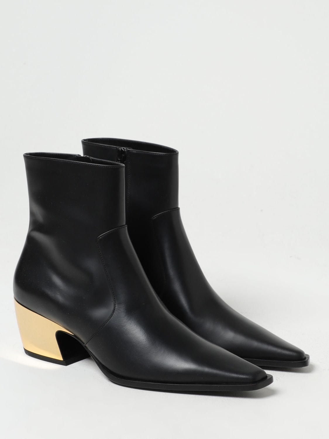 Bottega Veneta Tex ankle boots in leather with zip - 2