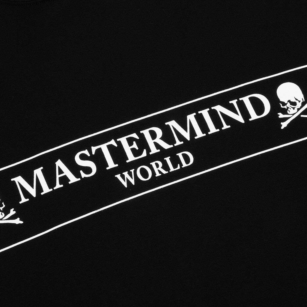 MASTERMIND WORLD BOXED LOGO L/S T-SHIRT - BLACK - 3