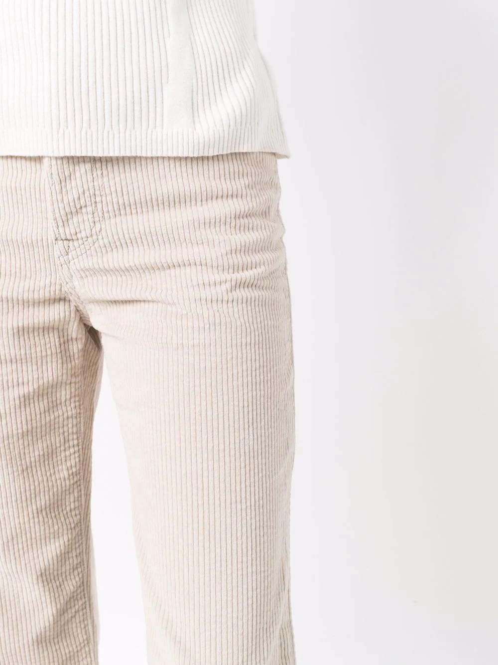 corduroy straight-leg trousers - 5