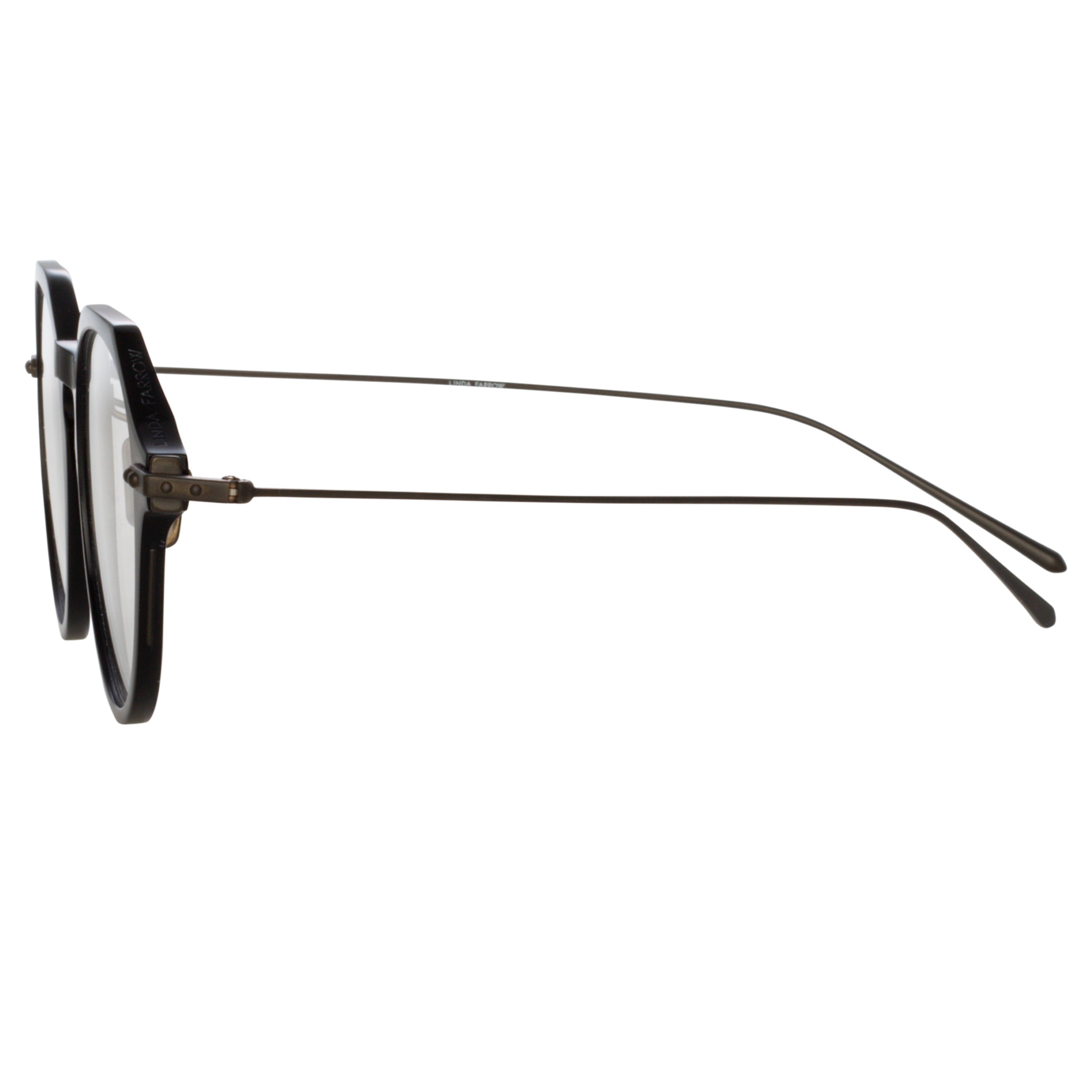 WREN OVAL OPTICAL A FRAME IN BLACK AND NICKEL - 4