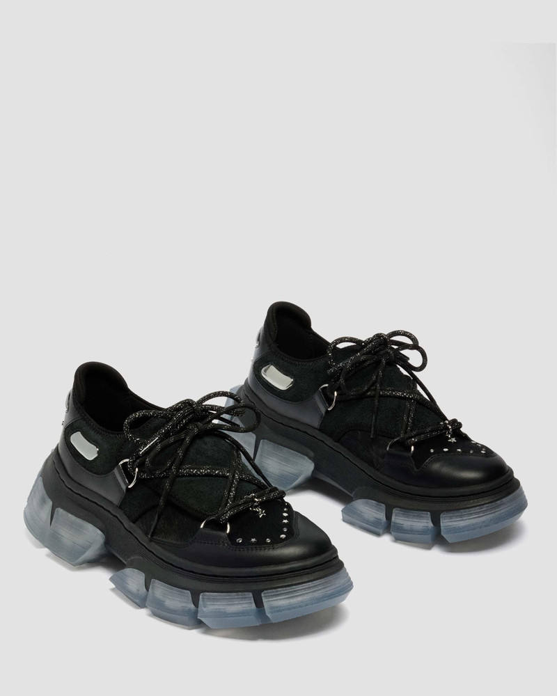 14XX DMXL 2.0 GUARD Virginia & Hair On Leather Platform Shoes 8