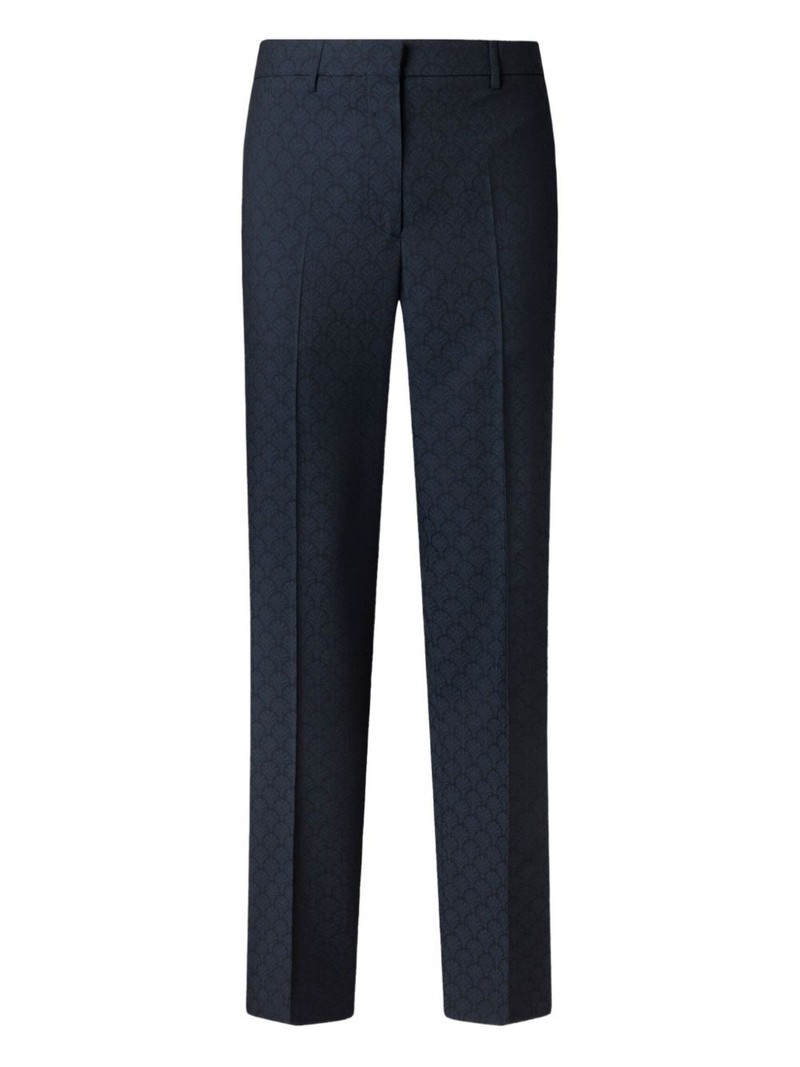 jacquard palm-motif trousers 1