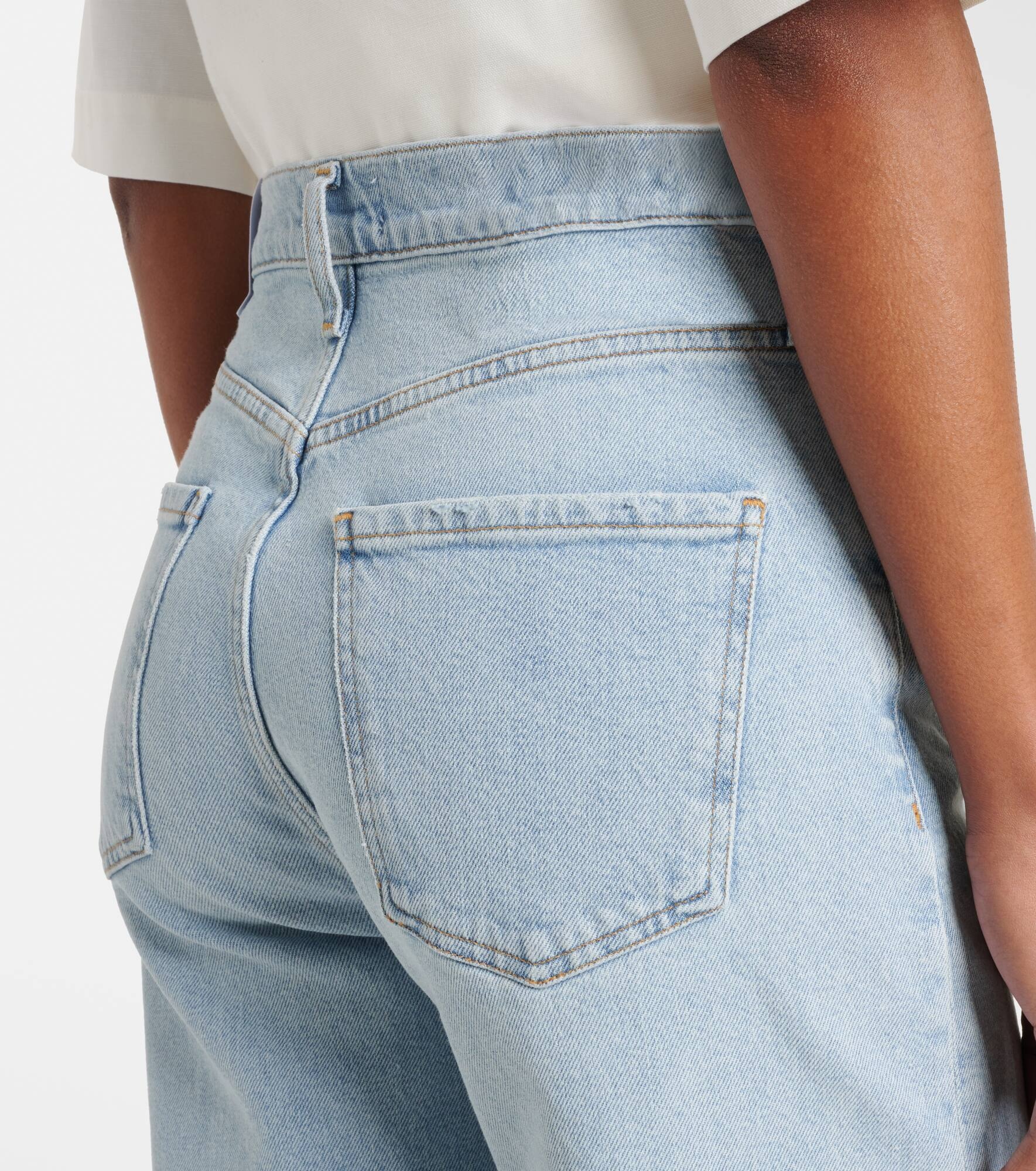 Ren high-rise wide-leg jeans - 6