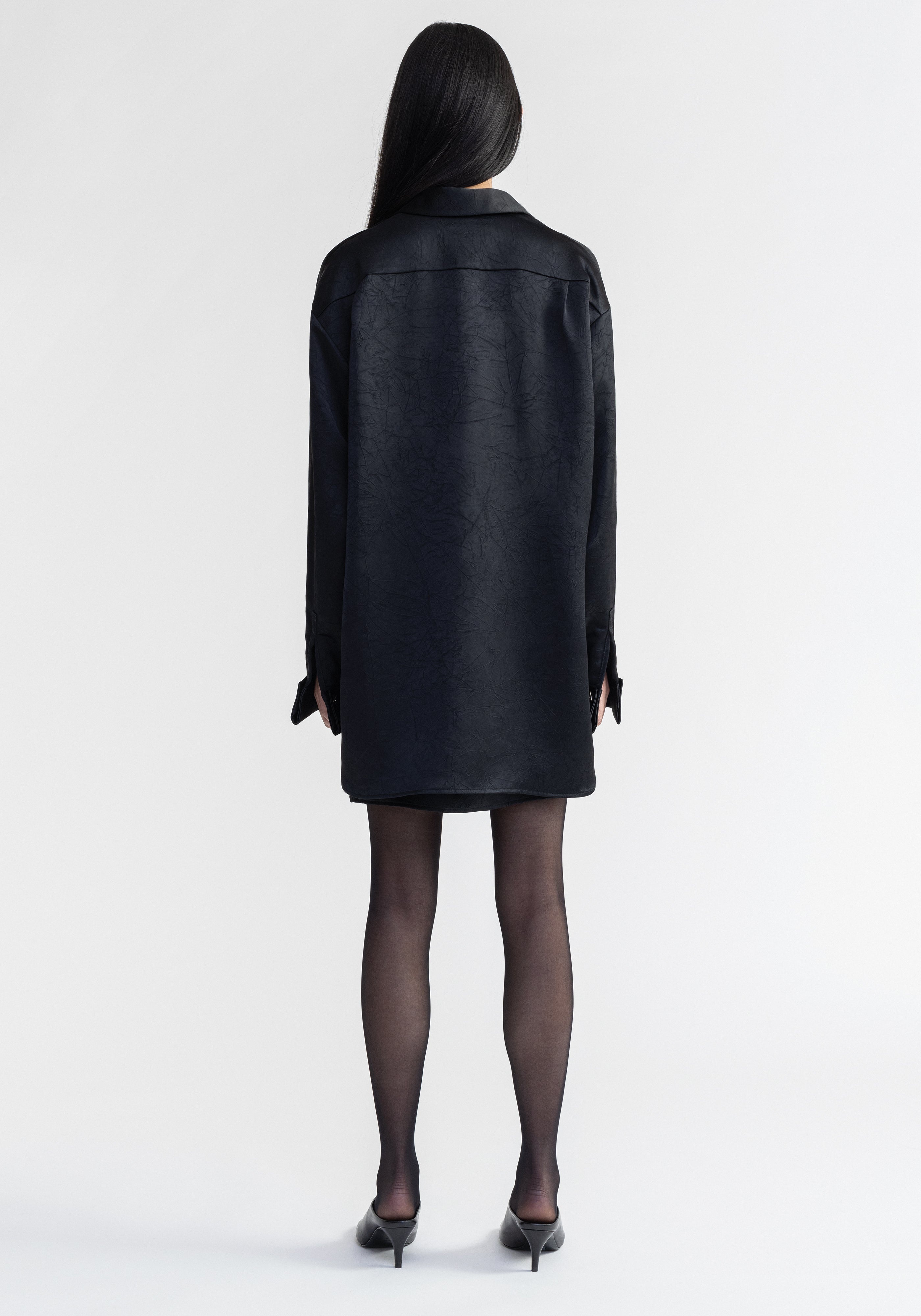 TERRE
Oversized satin shirt - 4