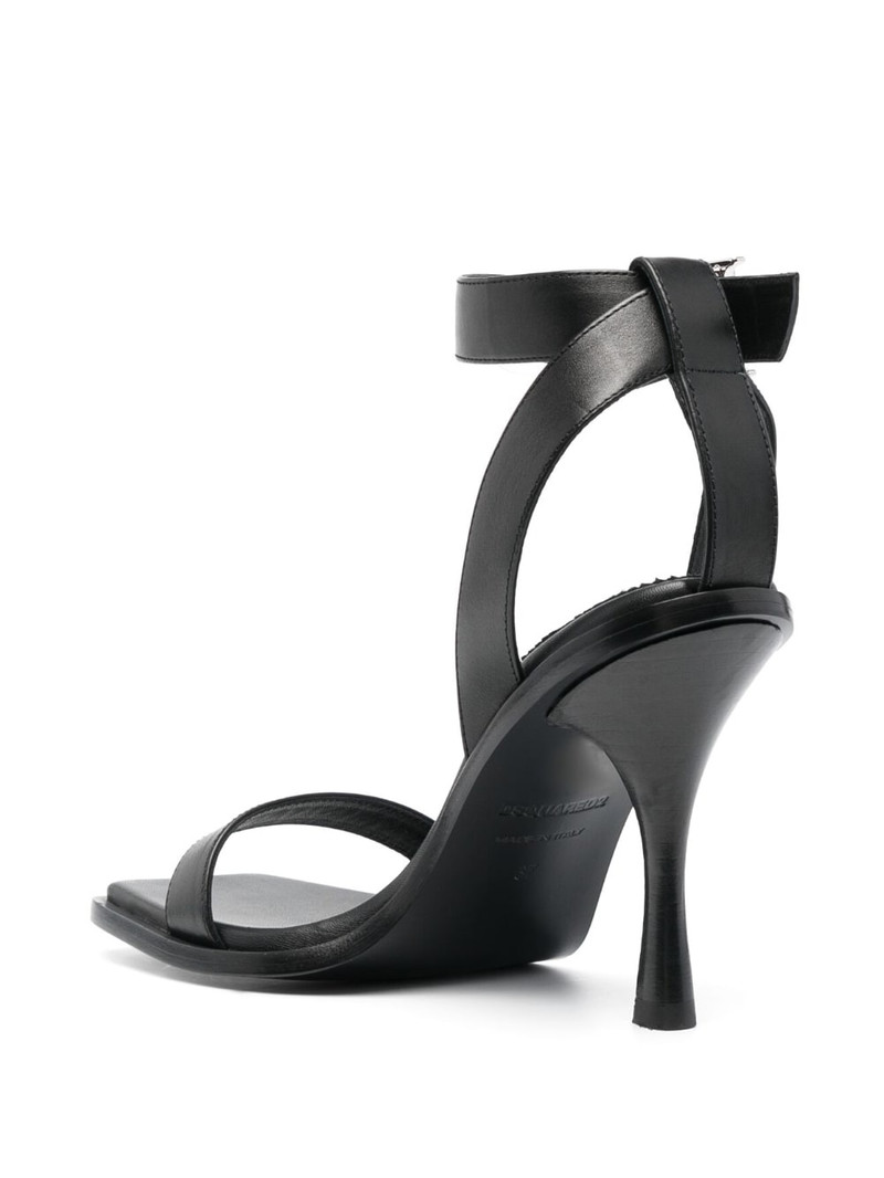 D2-buckle 100mm leather sandals 3