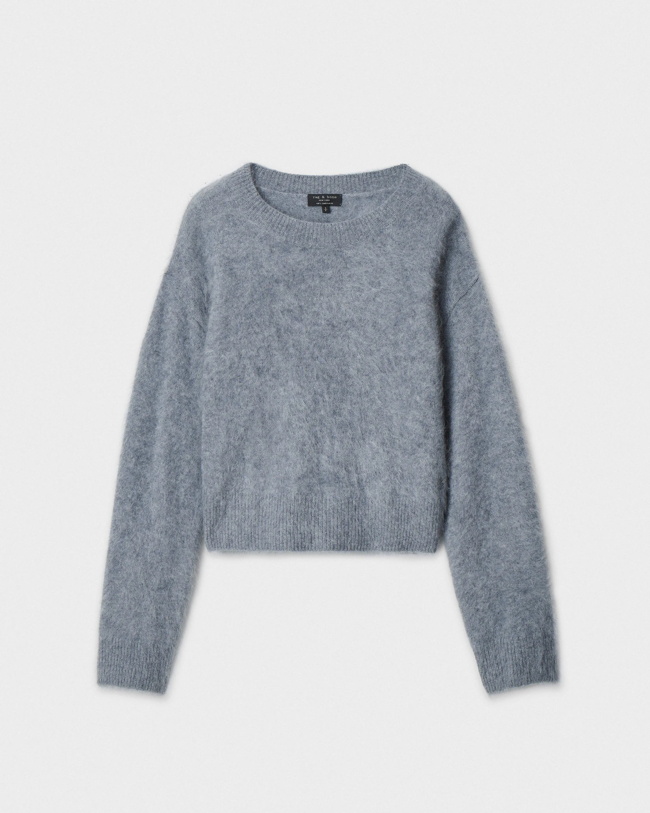 Jada Brushed Cashmere Crewneck - 1