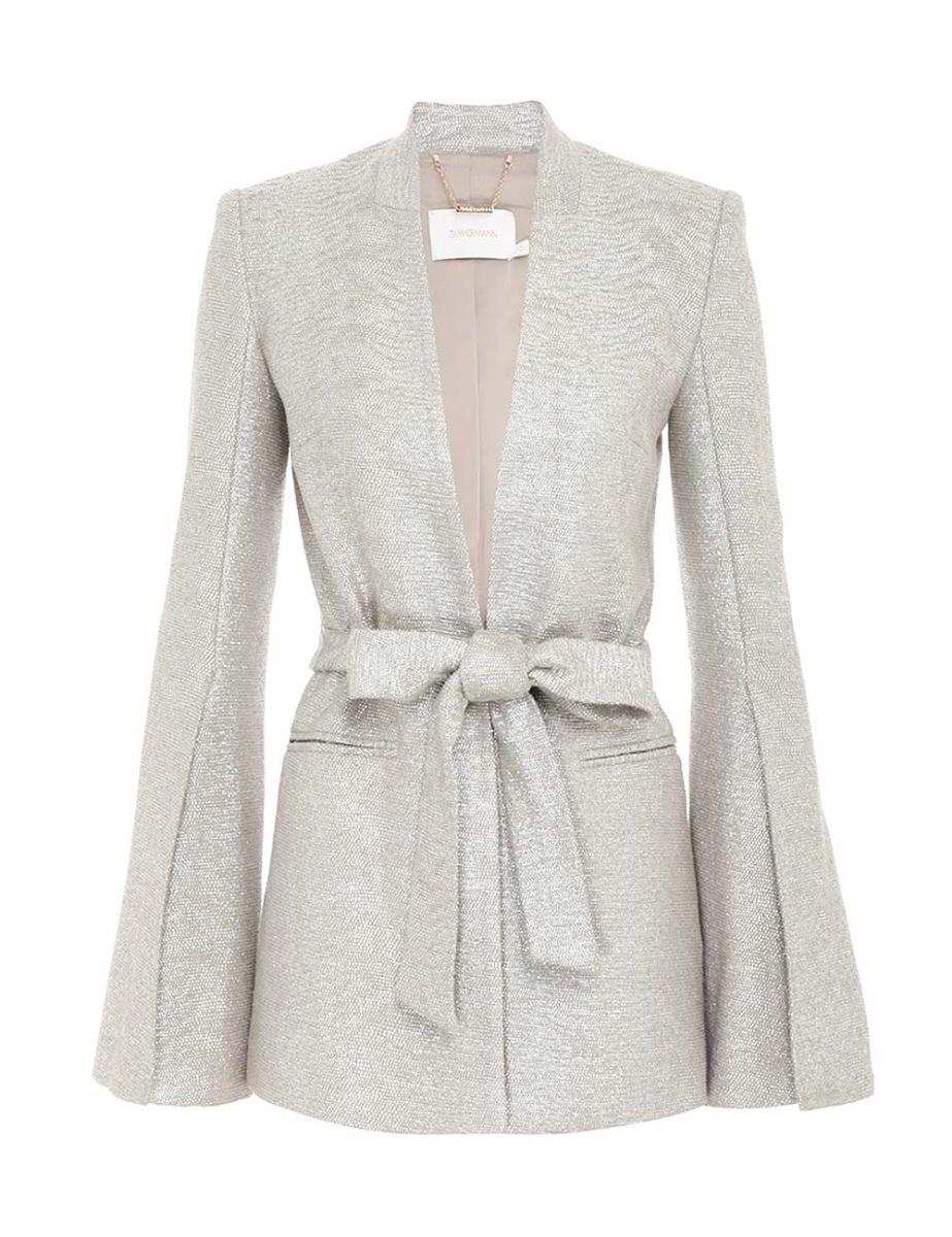COASTER METALLIC SLOUCH JACKET - 1