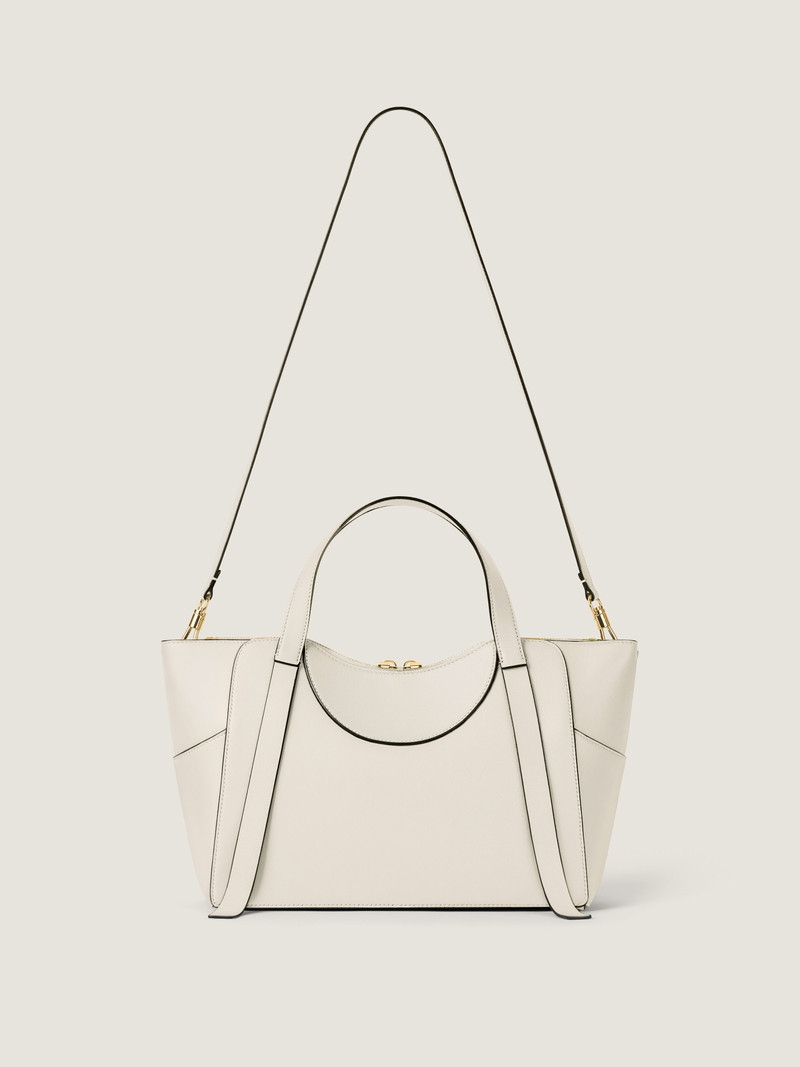 MEDIUM THE SNATCH BAG IN GRAINED LEATHER 4