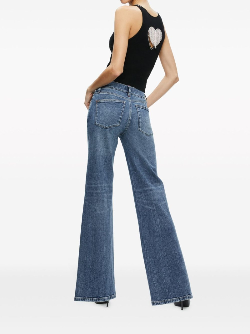 Alice + Olivia Allen rhinestone-embellished tank top outlook