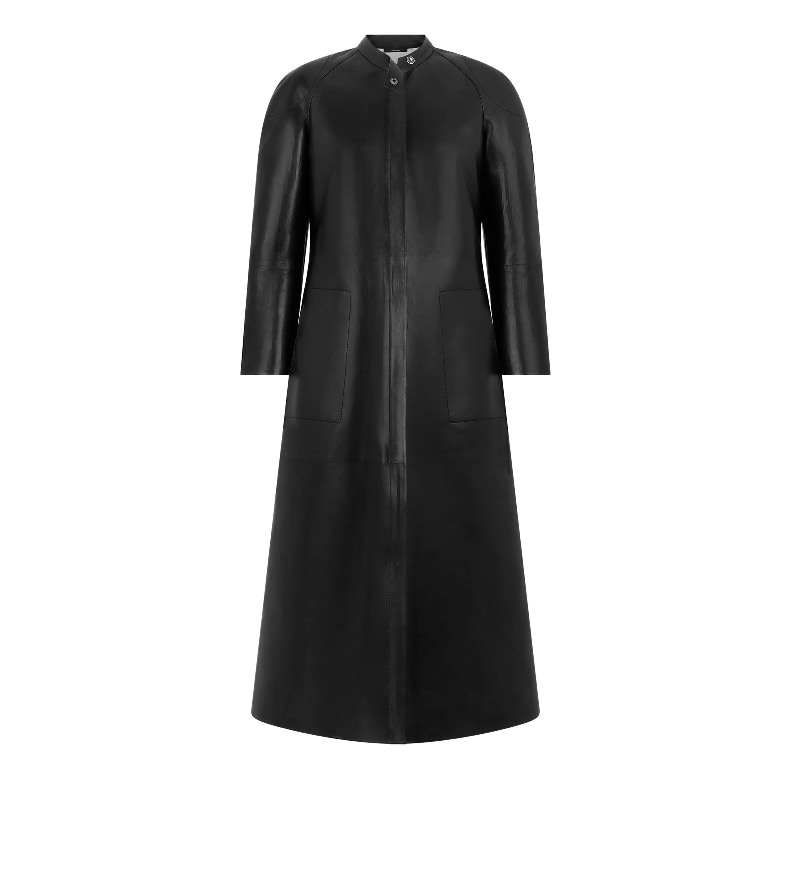 SUPPLE SOFT NAPPA AND WASHED DUCHESSE BIKER COAT - 1