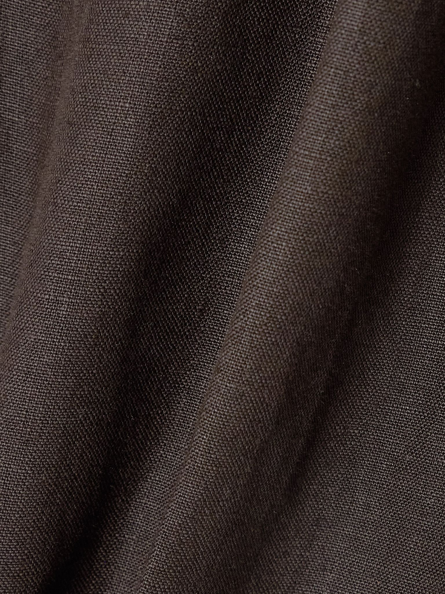 Rodger pleated linen straight-leg pants Brown - 5