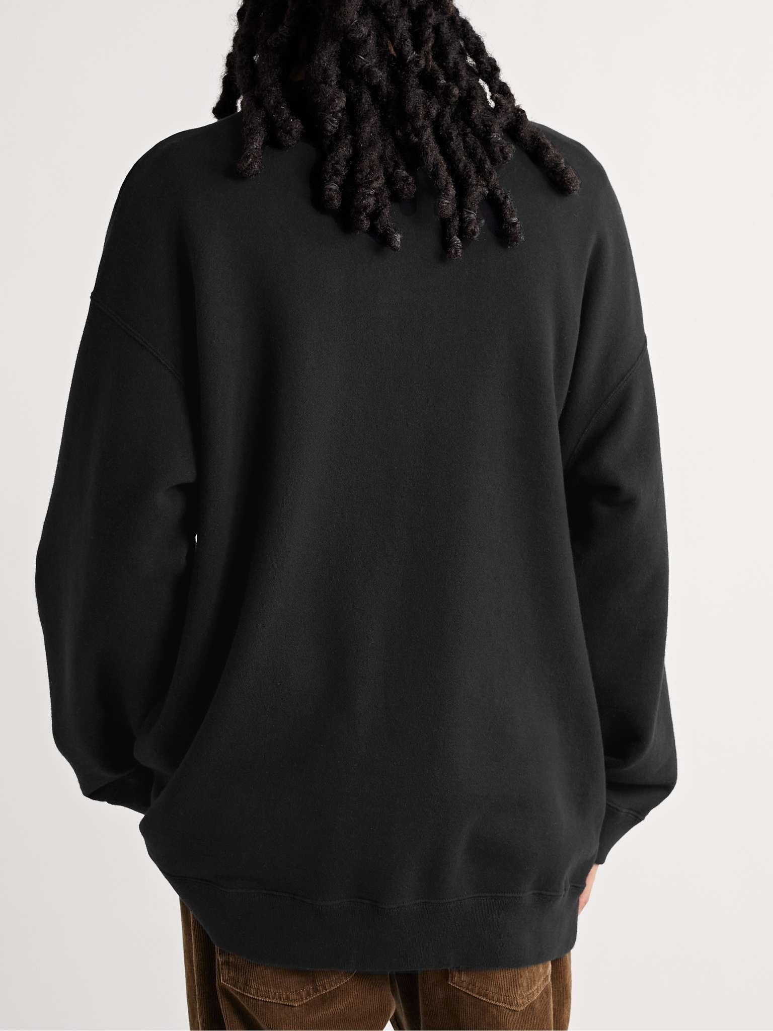 Printed Cotton-Jersey Sweatshirt - 5