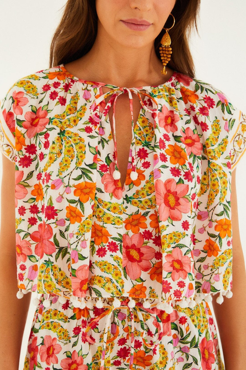 Banana Flowers Blouse 1