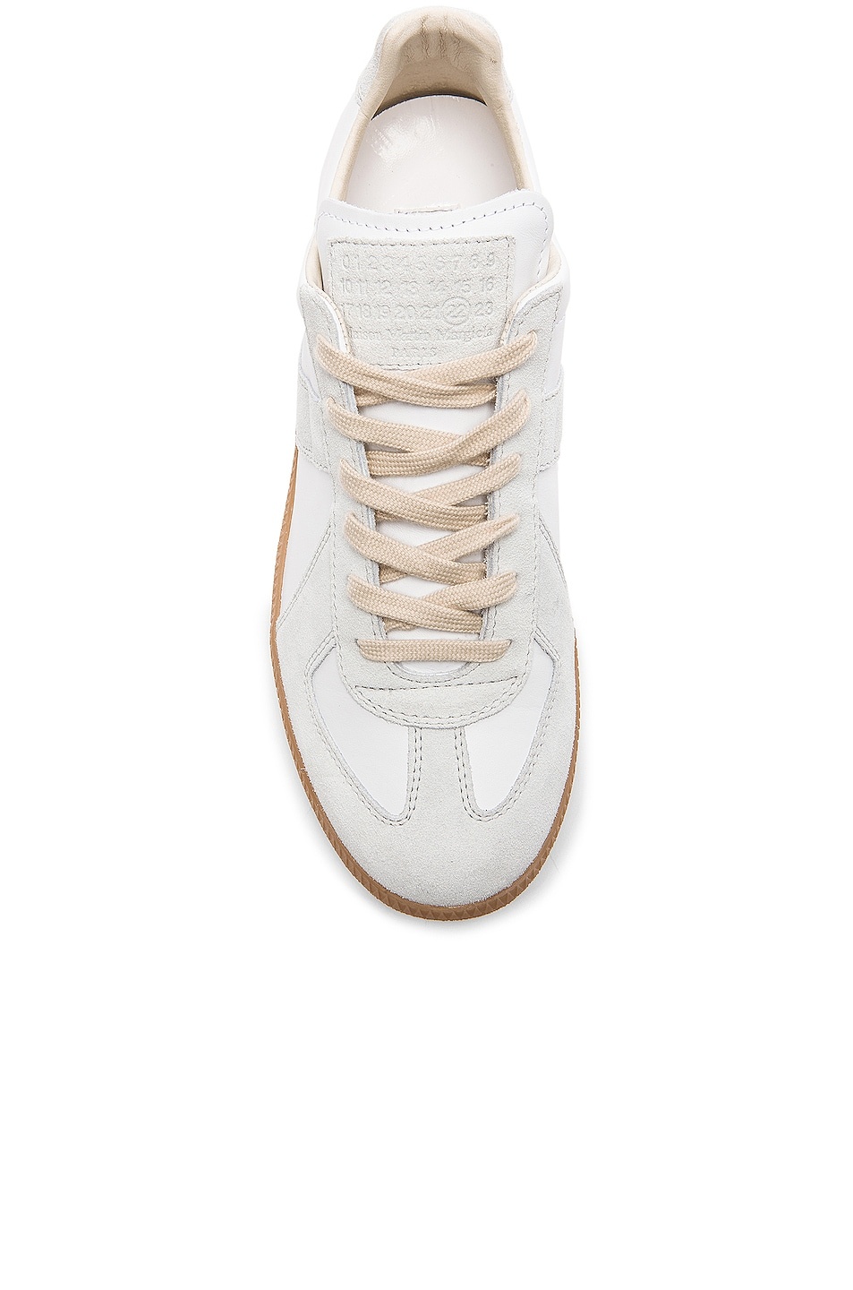 Replica Calf & Lambskin Leather Sneakers - 4