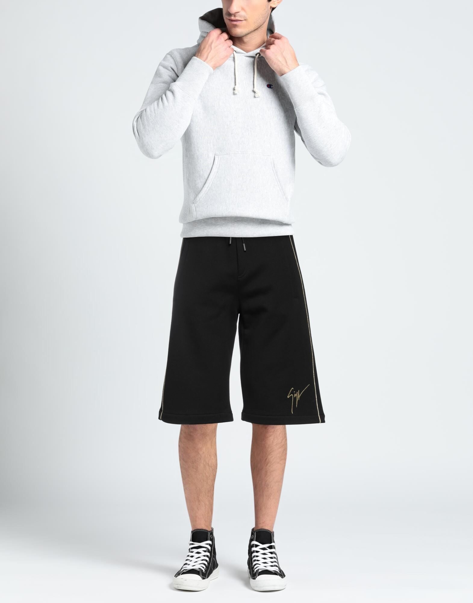 Black Men's Shorts & Bermuda - 2
