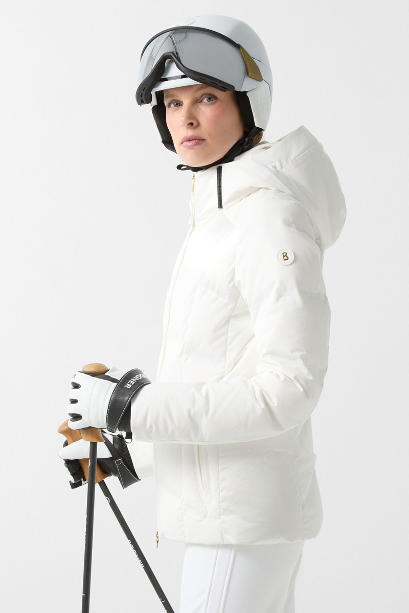 Delin down ski jacket in White 7