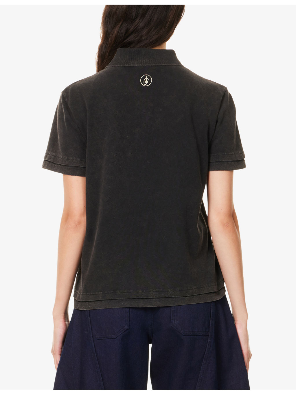 Layered Embroidered-Logo Cotton-Pique Polo Shirt - 4