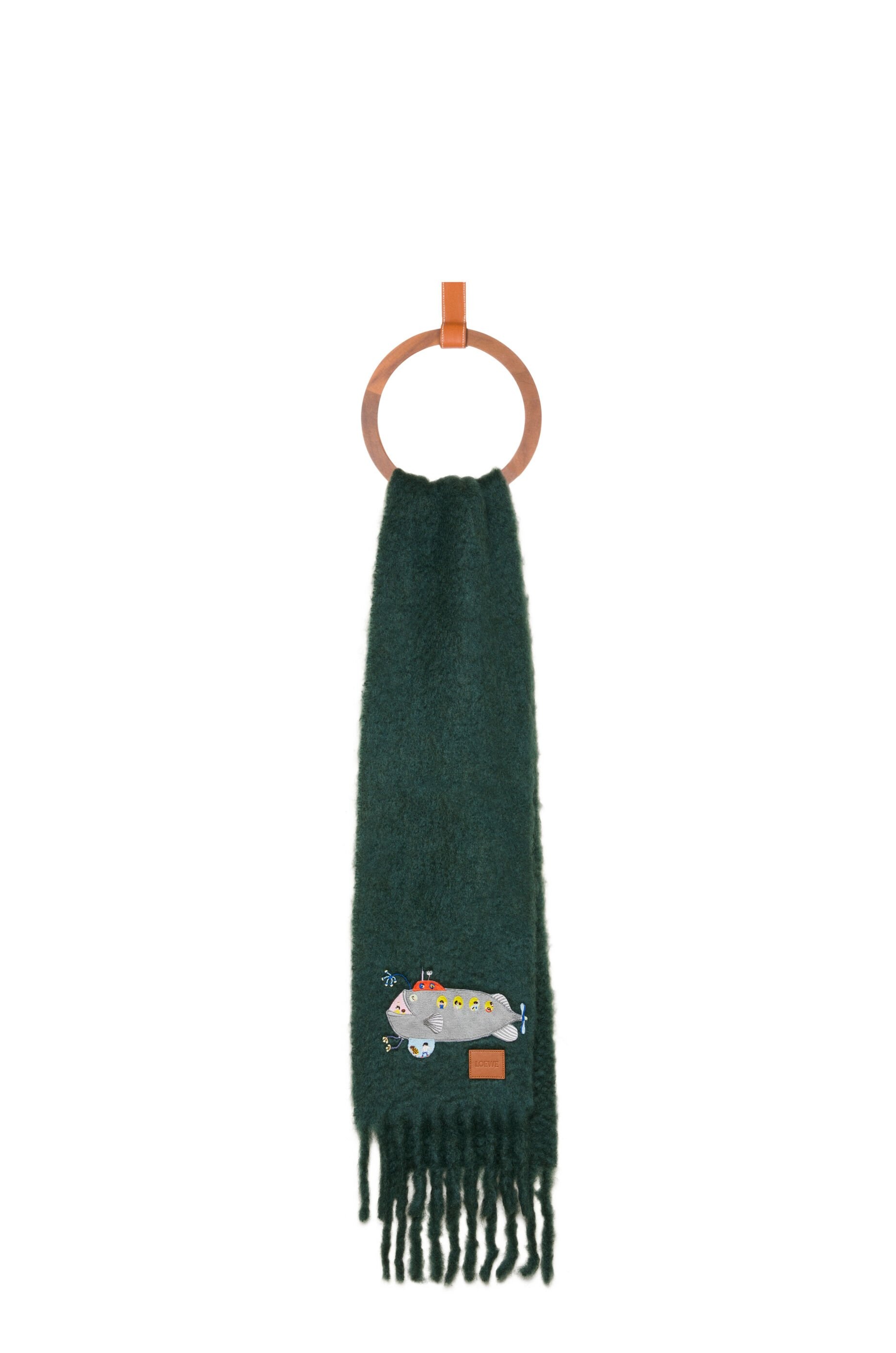 Submarine scarf in mohair and wool blend - 3