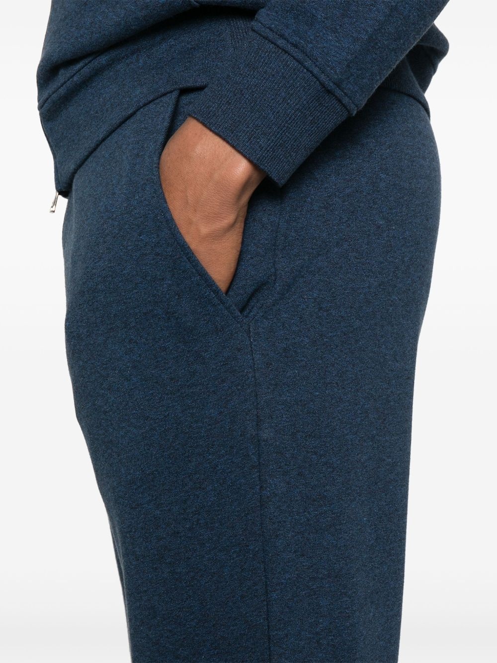 mélange-effect track pants - 5