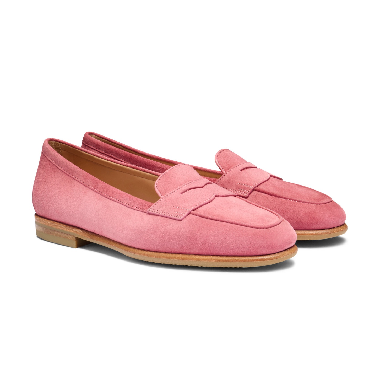 Women's pink suede Carla loafer - 2
