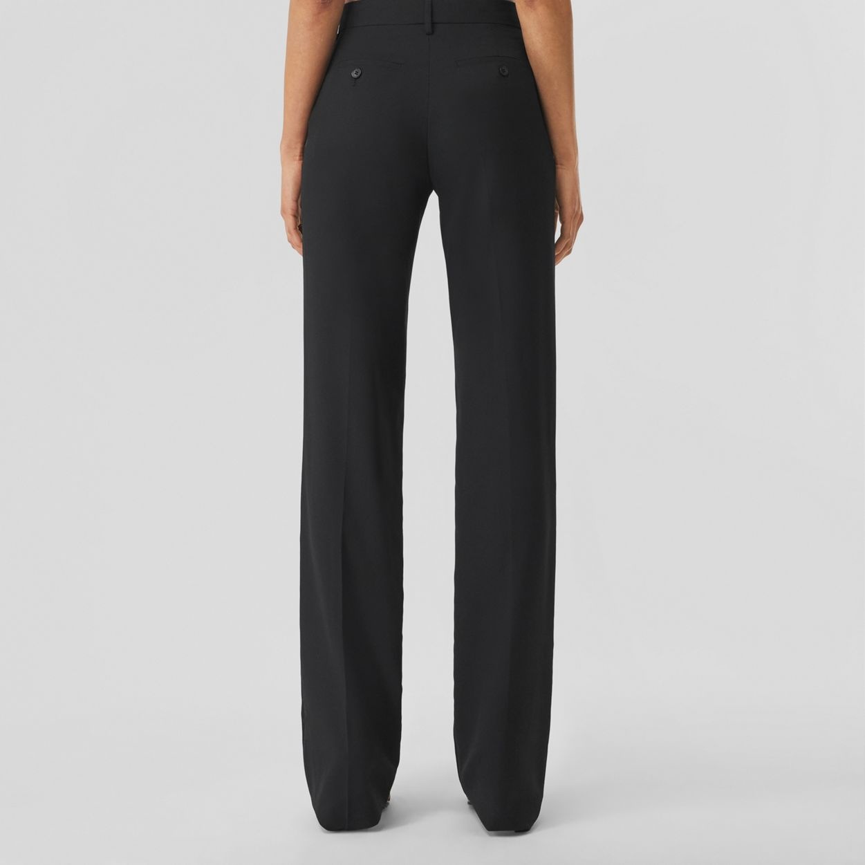 Monogram Motif Wool Tailored Trousers - 4