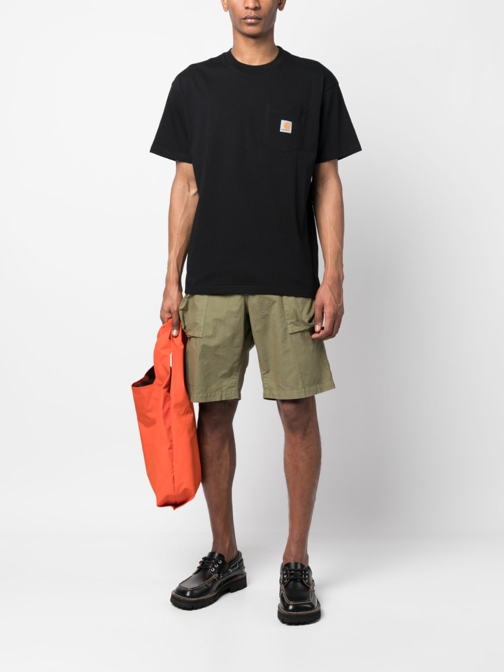 knee-length cargo shorts - 2