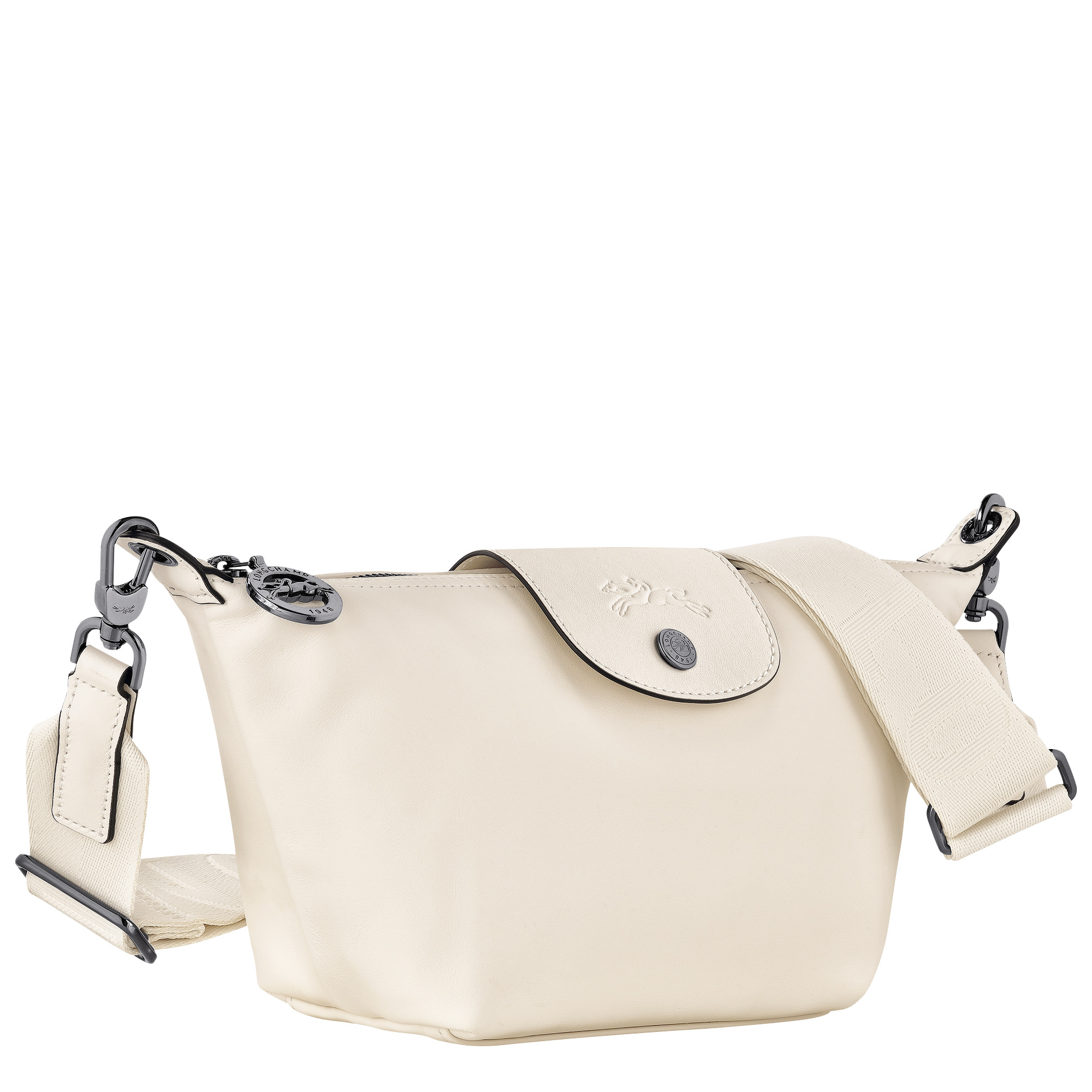 Le Pliage Xtra XS Crossbody bag Ecru - Leather - 3