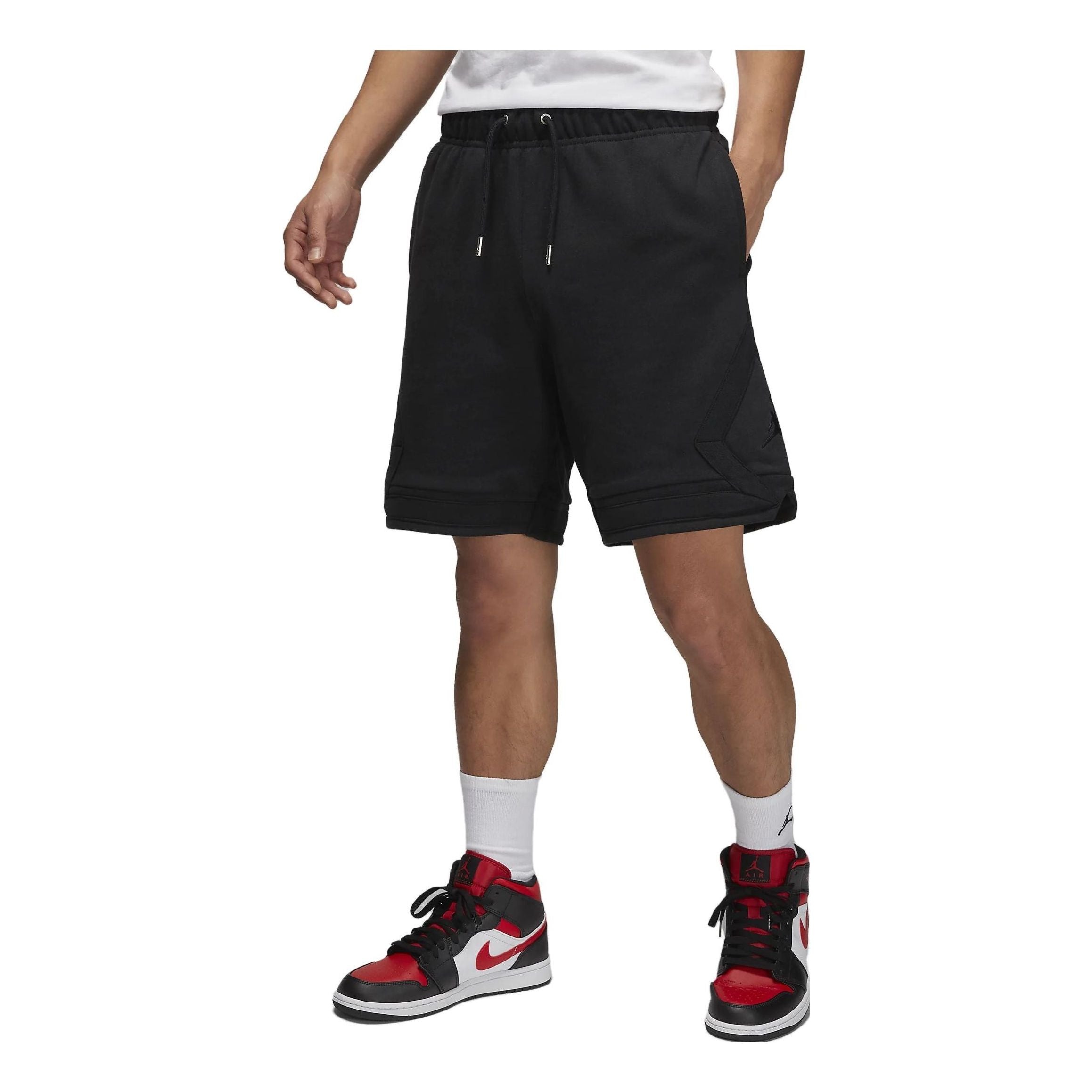 Air Jordan Essentials Statement Fleece Shorts 'Black' DQ7473-011 - 1