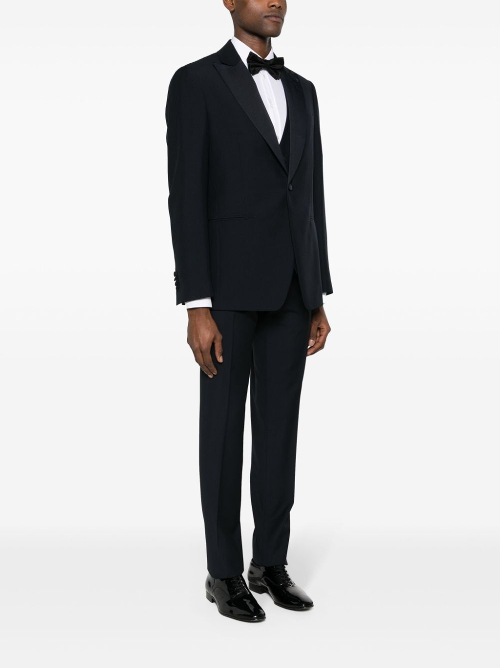 single-breasted wool suit - 3