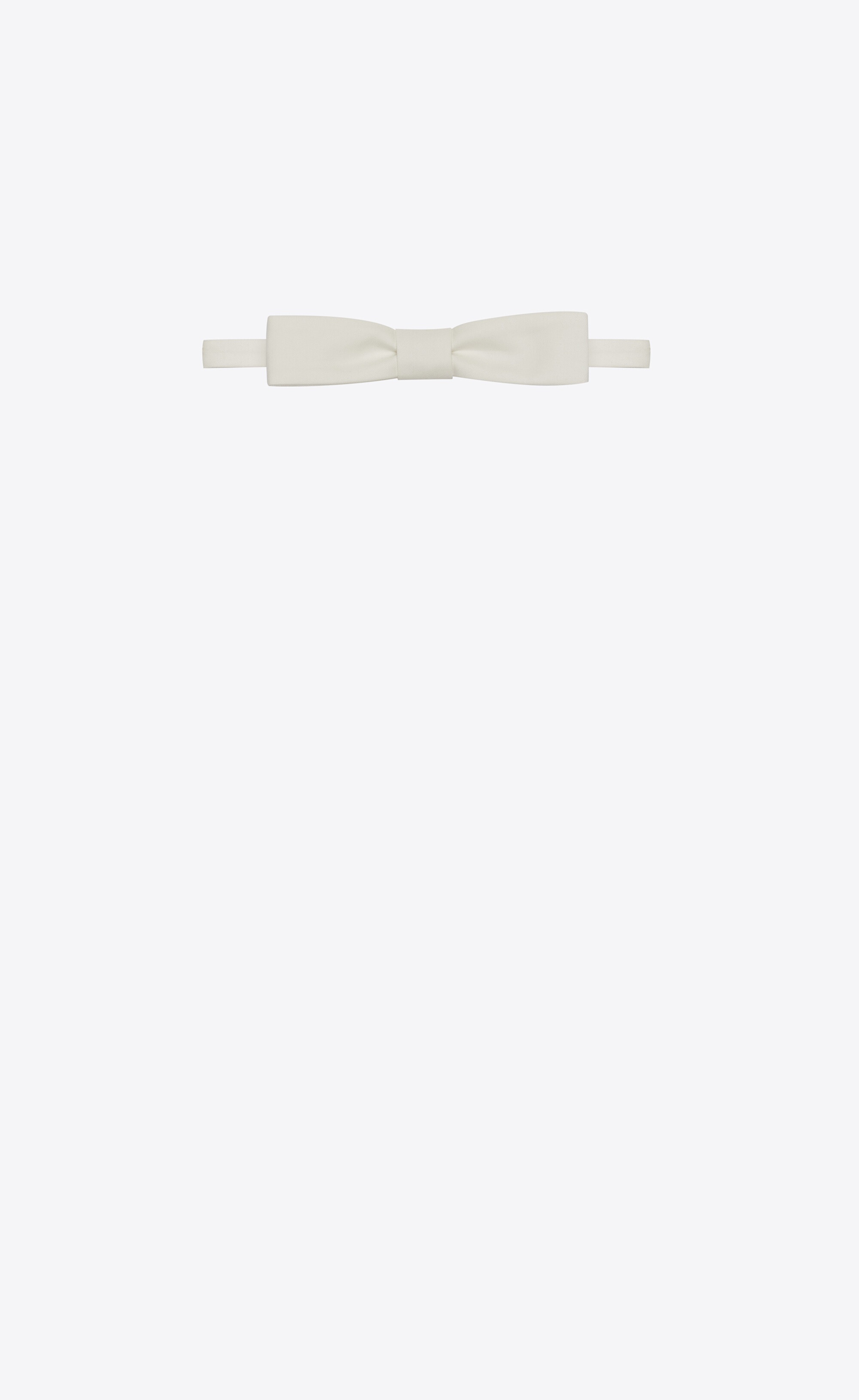 rectangular bow tie in cotton poplin - 2