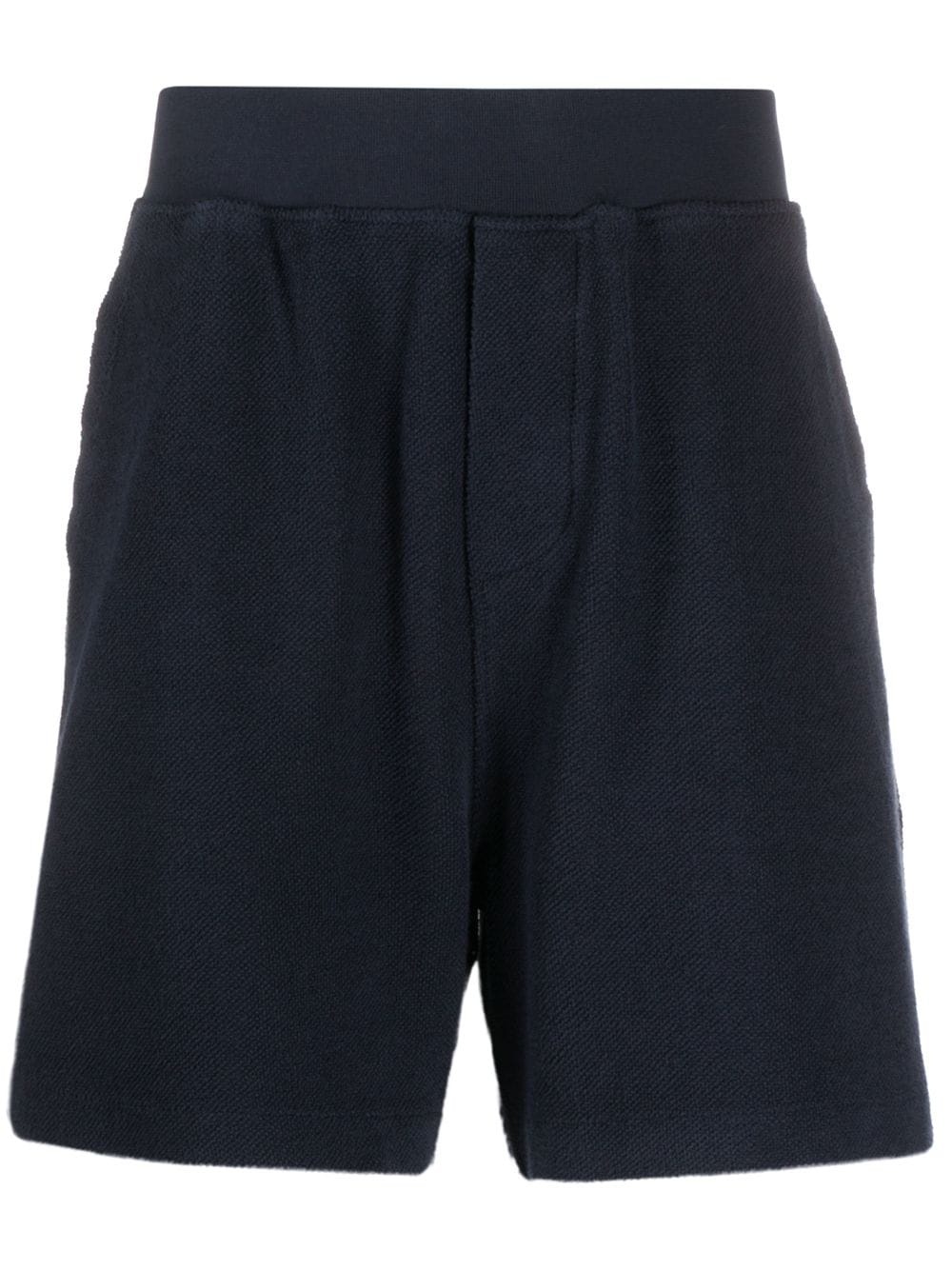 textured track shorts - 1