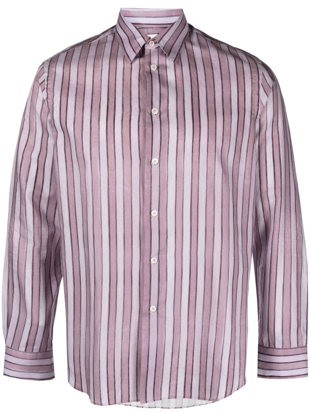 striped organic cotton shirt - 1