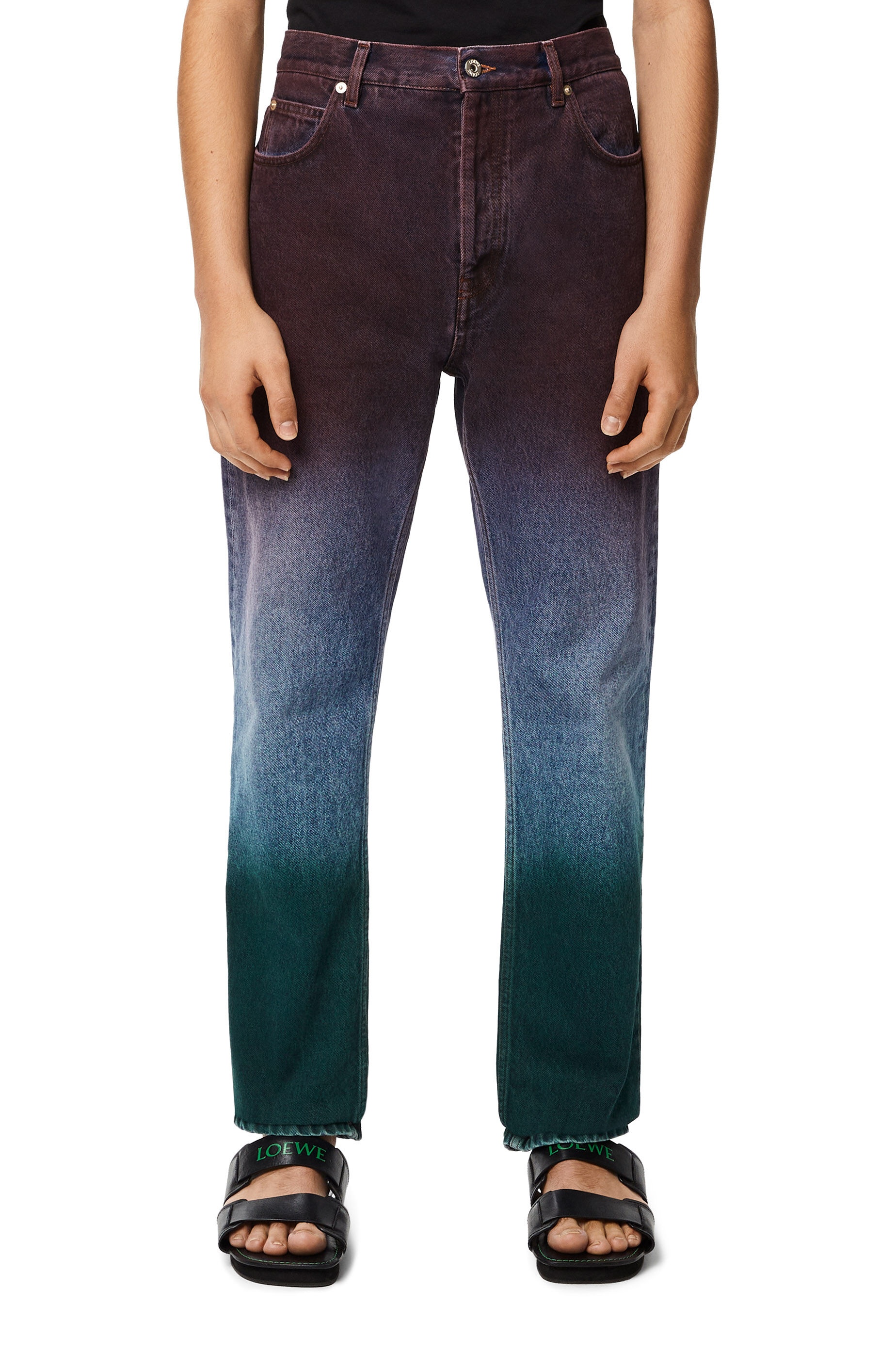 Tricolour trousers in denim - 3