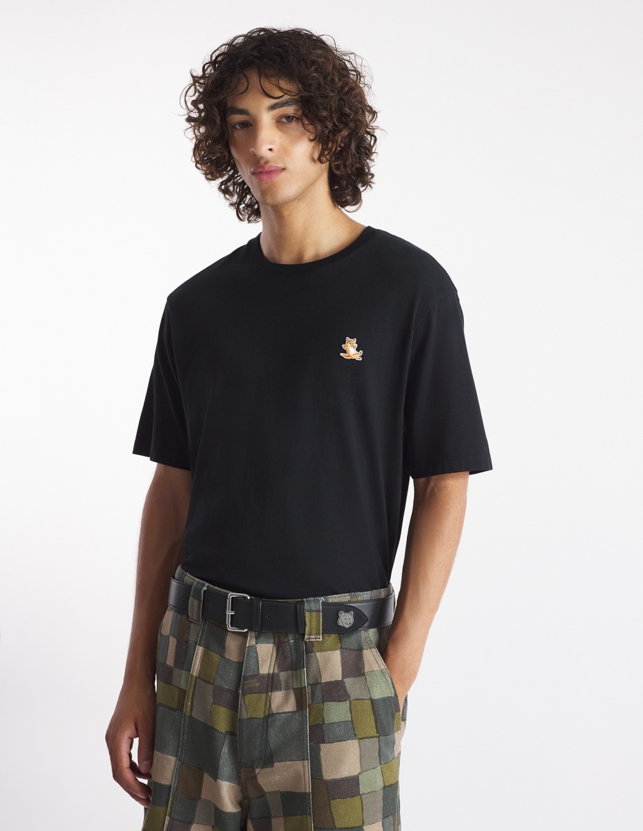 CHILLAX FOX PATCH REGULAR TEE-SHIRT - 3
