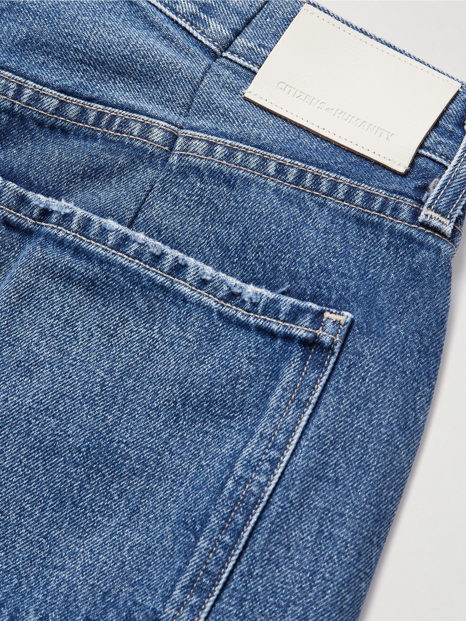 Horseshoe high-rise barrel-leg jeans Mid denim - 5