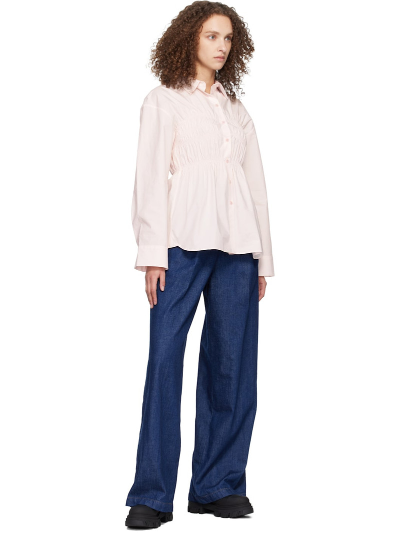 GANNI Black Cleated Low Chelsea Boots outlook