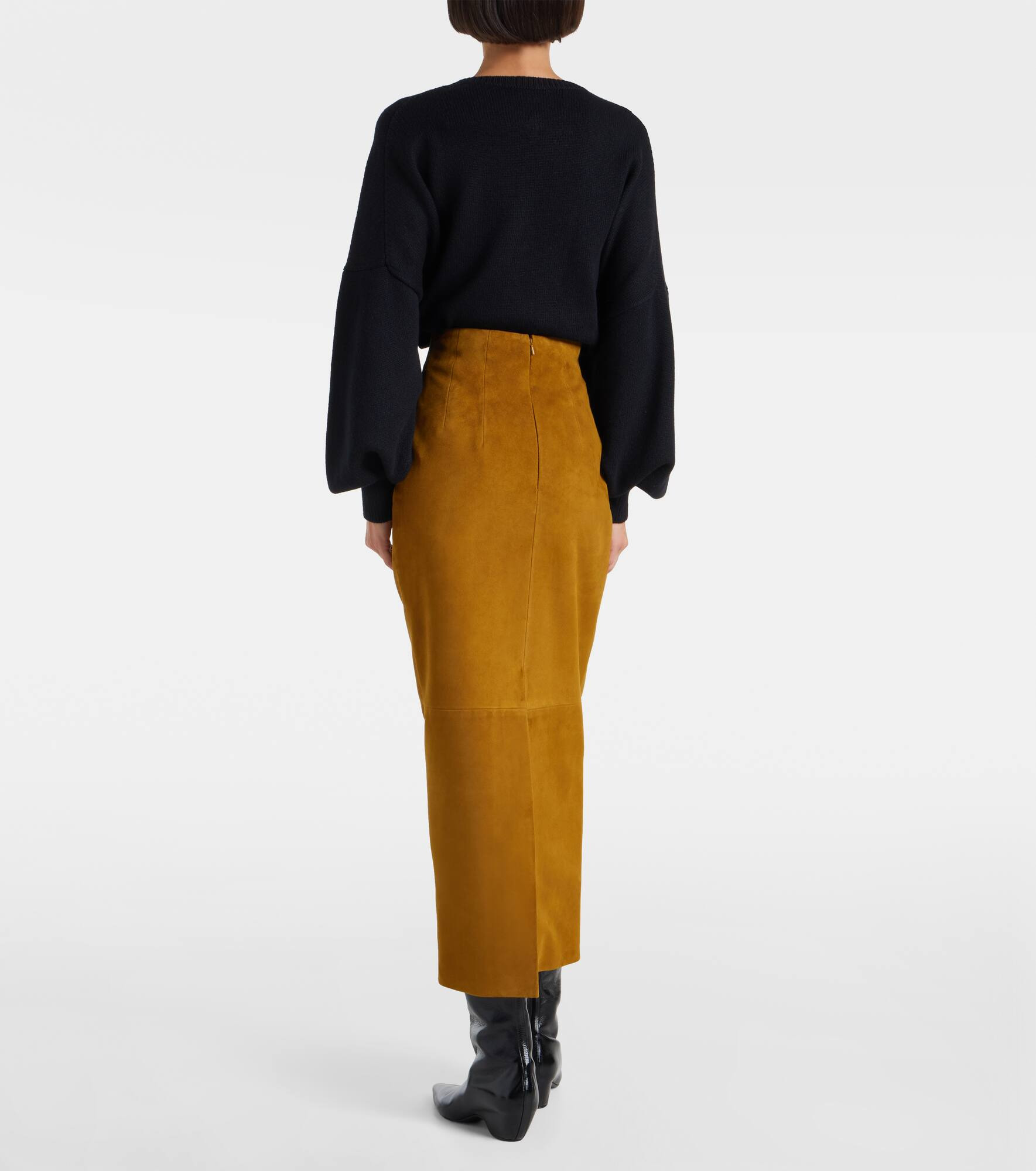 Loxley suede maxi skirt - 3