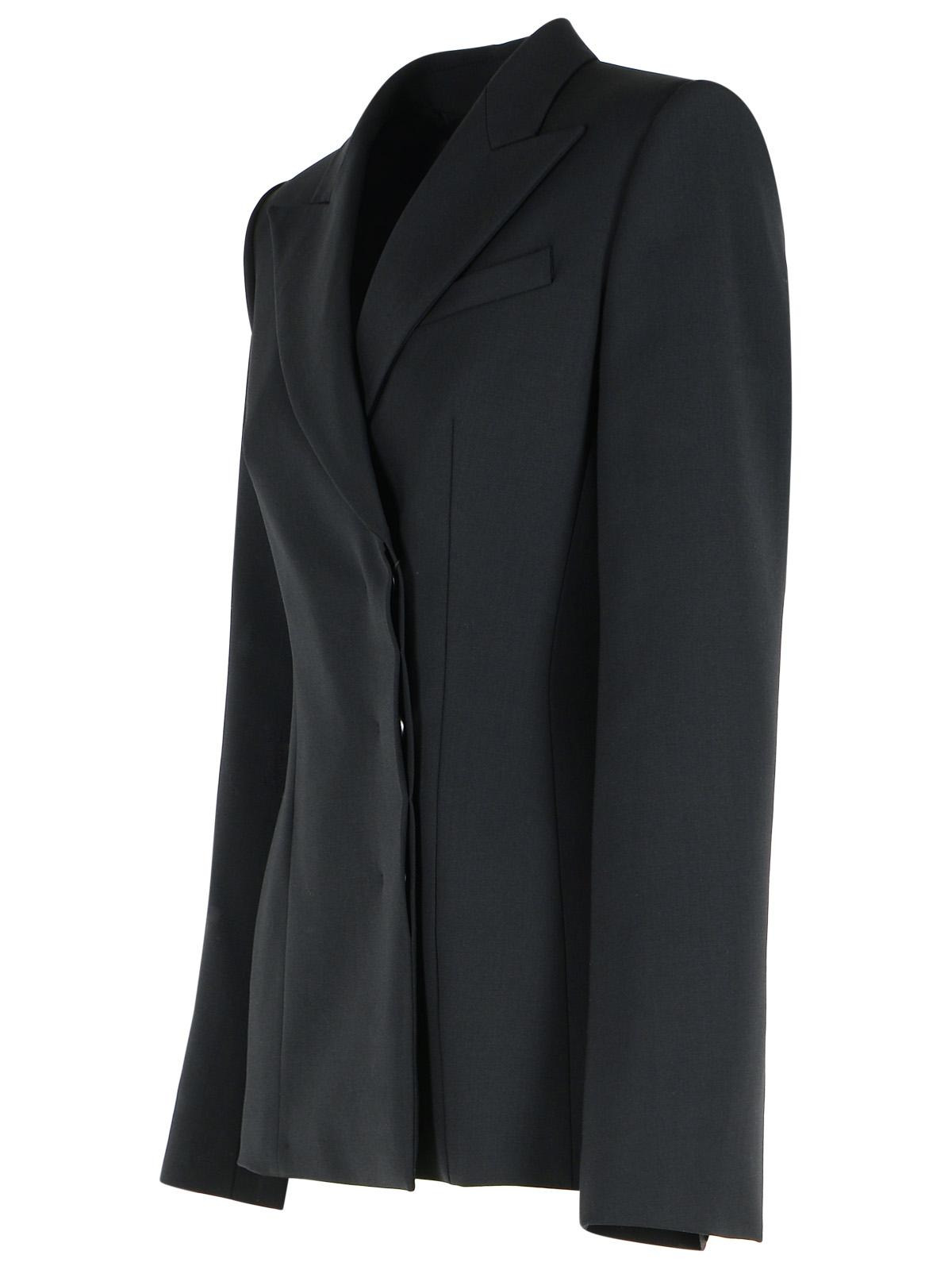 Sportmax 'Cocco' Black Virgin Wool Blazer Women - 2