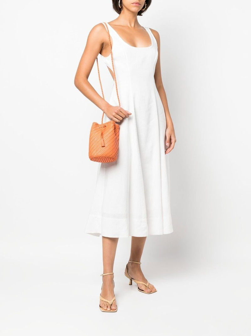 DRAGON DIFFUSION interwoven-design bucket bag outlook