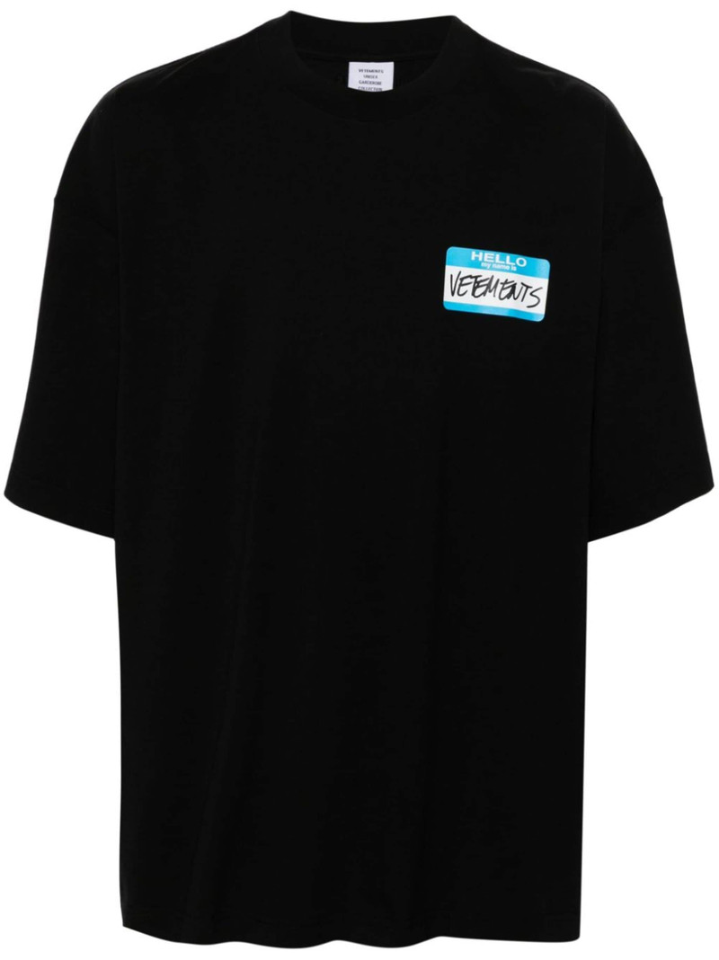My Name Is Vetements cotton T-shirt - 1