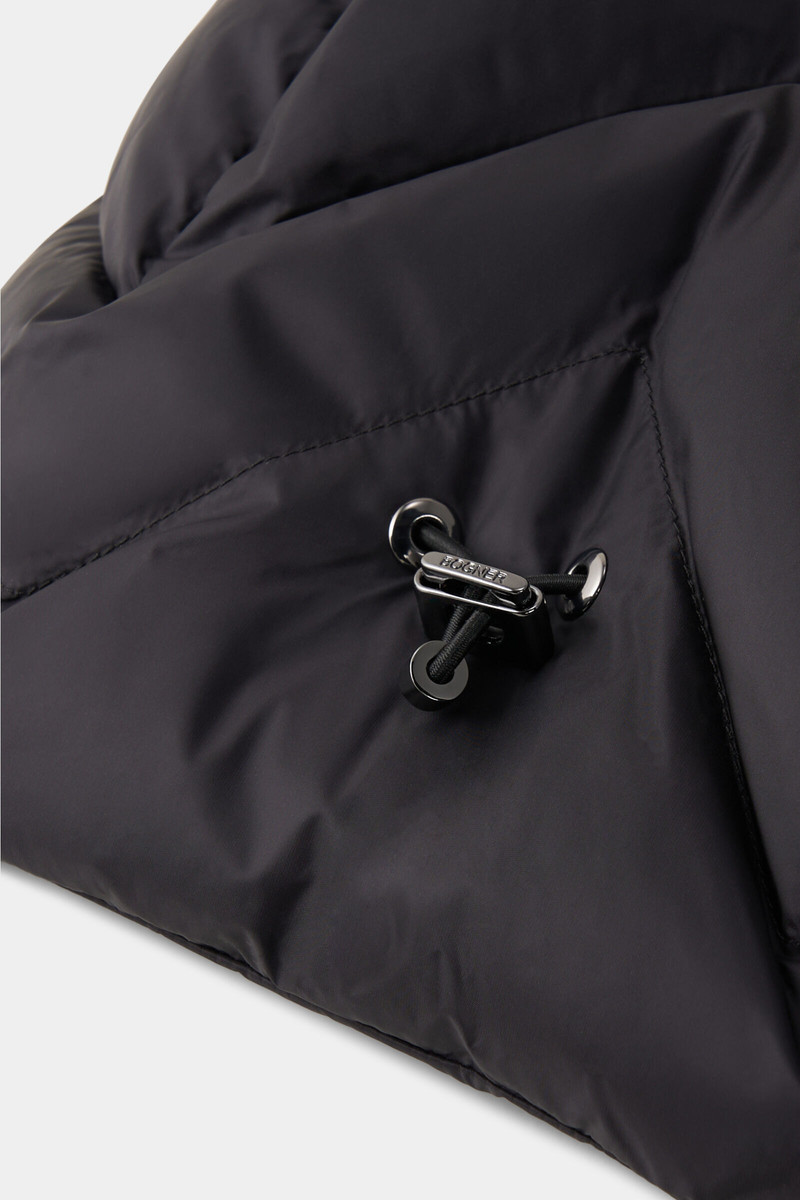 Dwight down aviator cap in Black 3