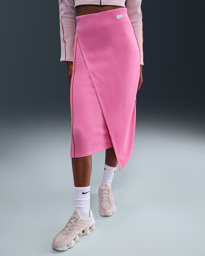 Nike Naomi Osaka Women's High-Waisted Ribbed Maxi Skirt outlook