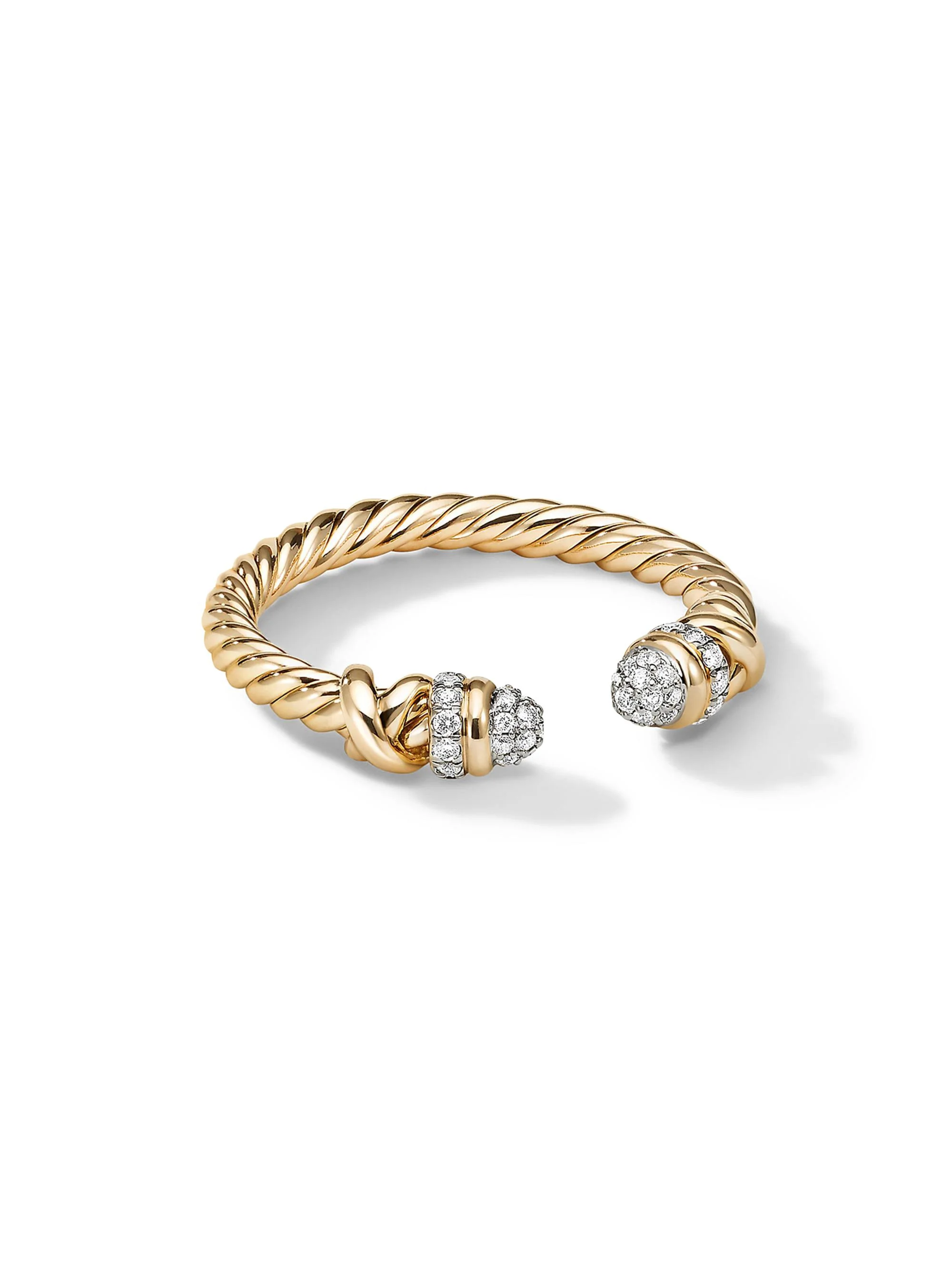 Women's Petite Helena Open Ring In 18K Yellow Gold - Gold - 1