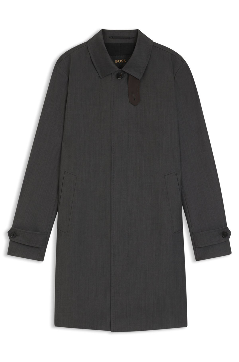 VIRGIN-WOOL COAT WITH WATER-REPELLENT FINISH 1